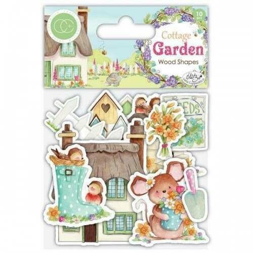 Craft Consortium Cottage Garden - Wooden Ephemera