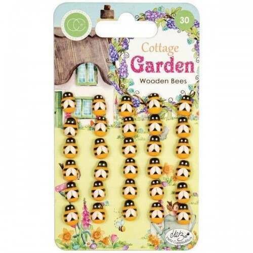 Craft Consortium Cottage Garden - Wooden Bees