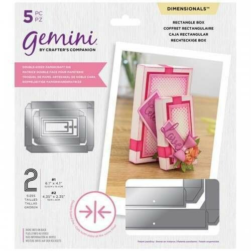 Gemini Double-sided Die - Dimensionals - Rectangle Box