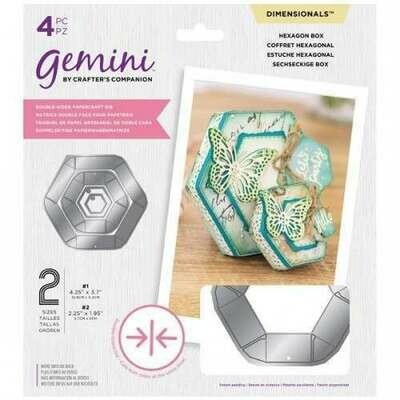 Gemini Double-sided Die - Dimensionals - Hexagon Box Gemini Double-sided Die - Dimensionals - Hexagon Box