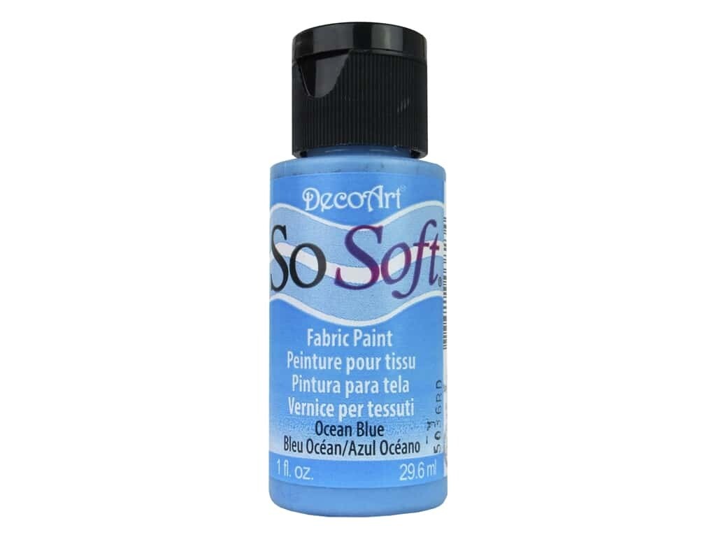 DecoArt SoSoft Fabric Paint - Ocean Blue