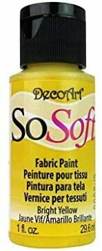 DecoArt SoSoft Fabric Paint - Bright Yellow