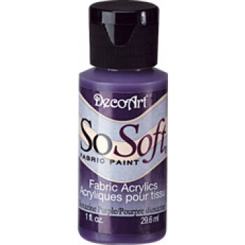 DecoArt SoSoft Fabric Paint - Dioxazine Purple