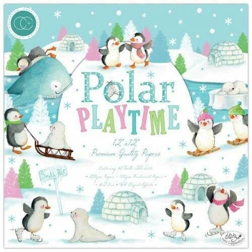Craft Consortium - Polar Playtime - Premium Paper Pad 12&quot; x 12&quot;