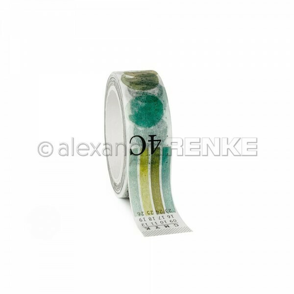 Alexandra Renke Washi Tape: Lime Green Color Proof