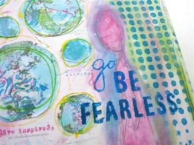 StencilGirl Stencil - Uplifting Words