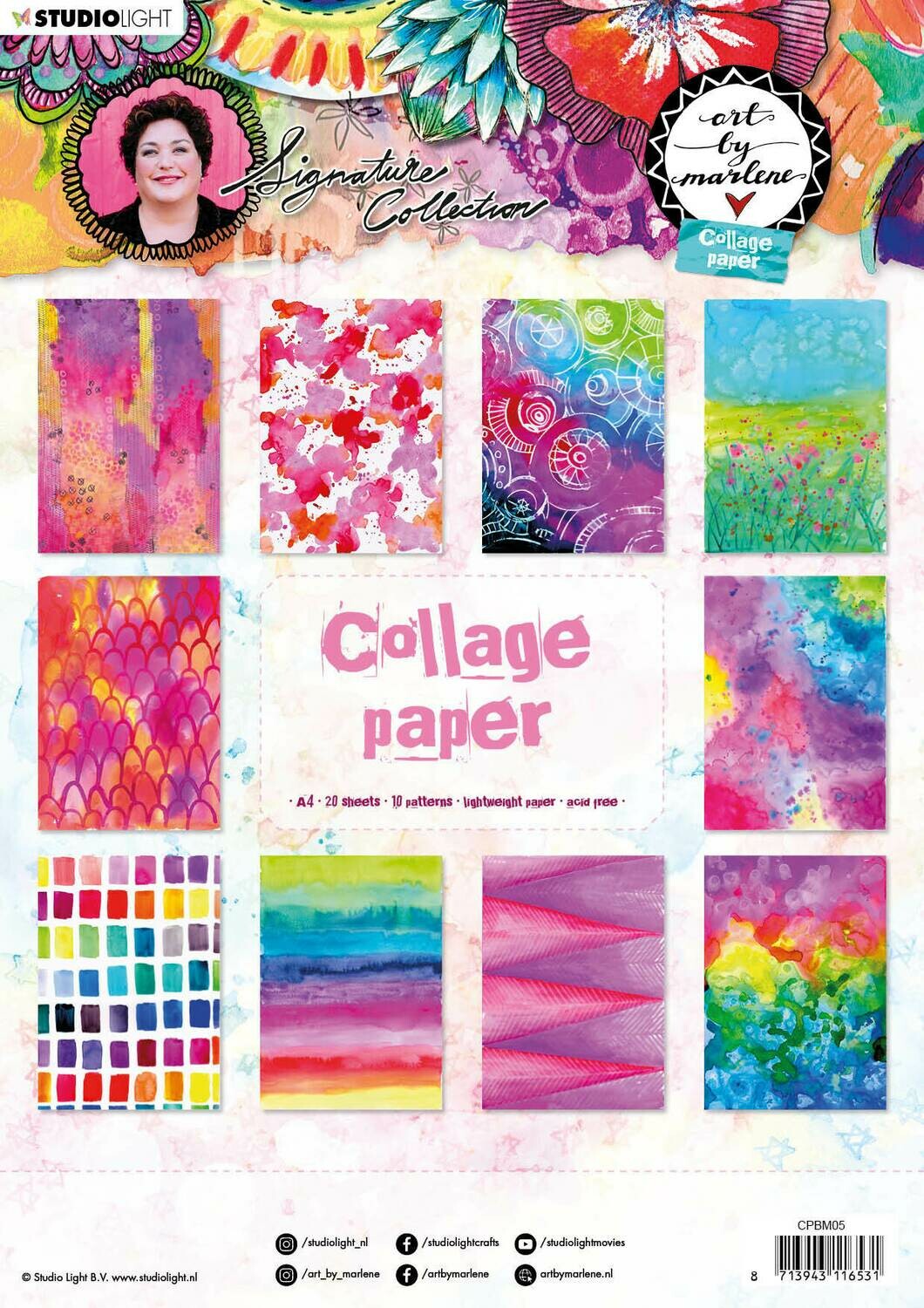 Art by Marlene - Collage Paper Pad #5