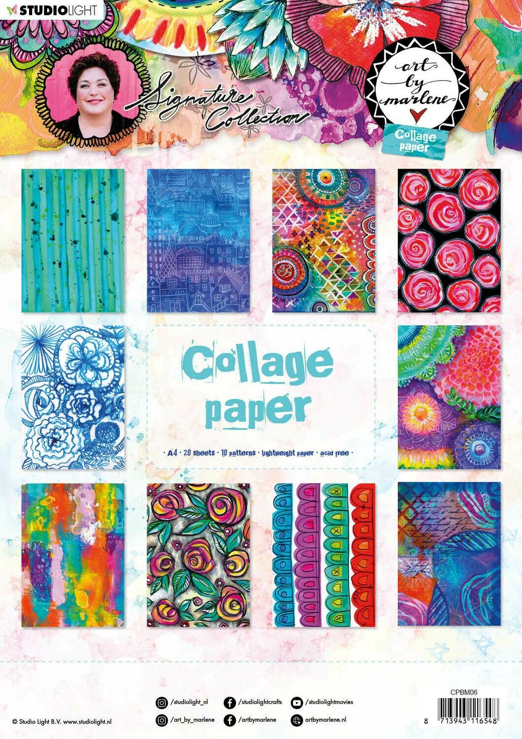 Art by Marlene - Collage Paper Pad #6