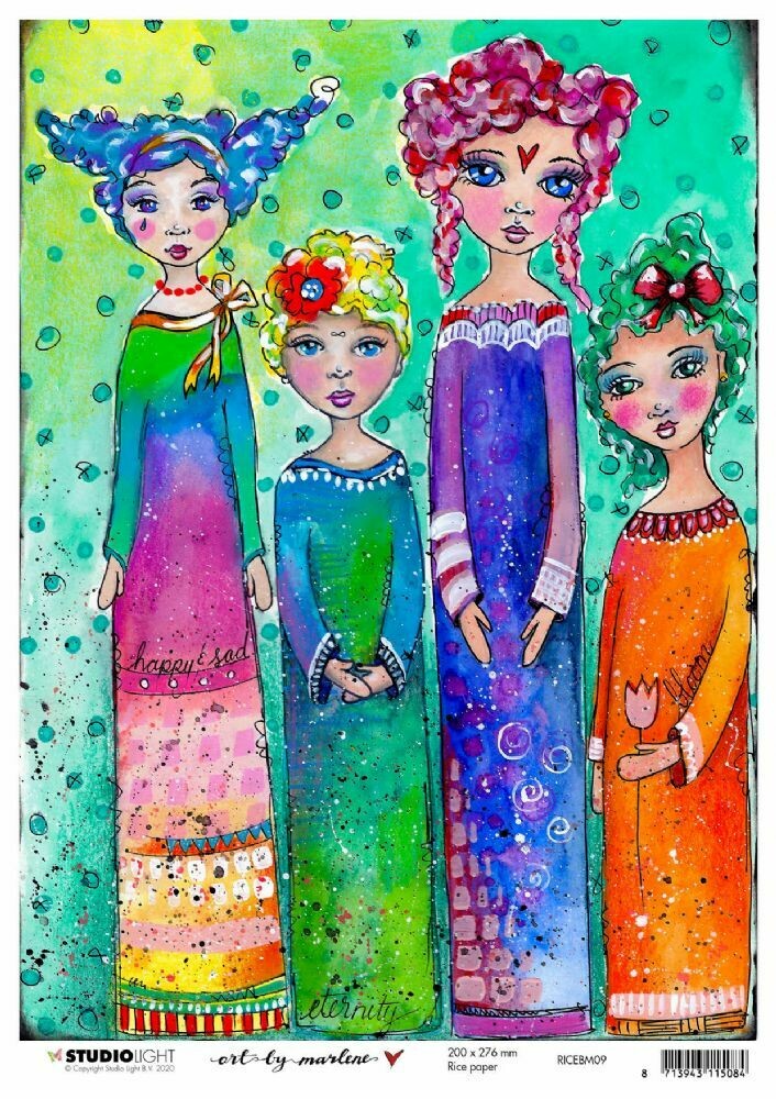 Art by Marlene - Rice Paper #9