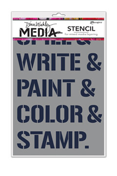 Dina Media Stencil - What We Do