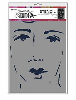 Dina Media Stencil - She Sees