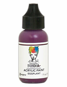 Dina Wakley Media Heavy Body Acrylic Paint - Eggplant