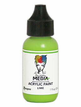 Dina Wakley Media Heavy Body Acrylic Paint - Lime