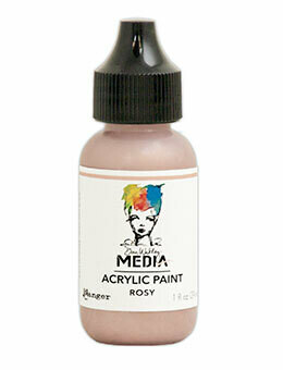 Dina Wakley Media Heavy Body Acrylic Paint - Rosy