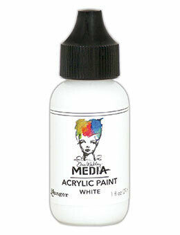 Dina Wakley Media Heavy Body Acrylic Paint - White