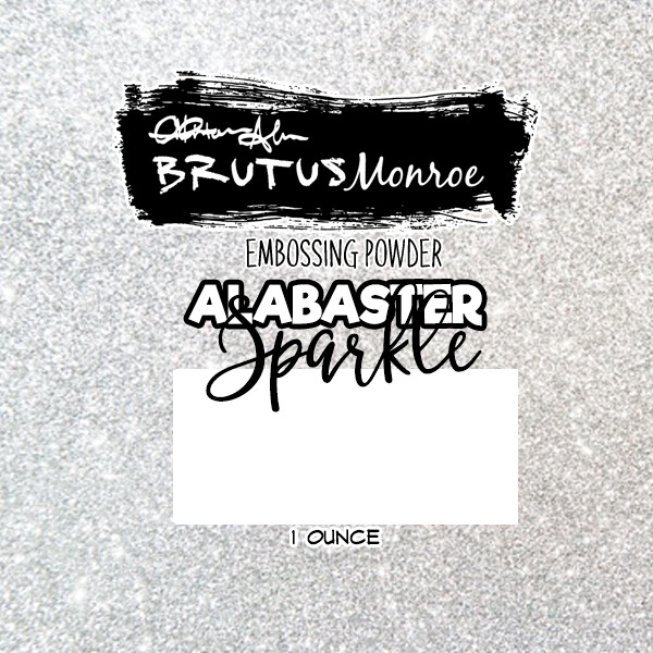 Brutus Monroe - Embossing Powder ALABASTER SPARKLE