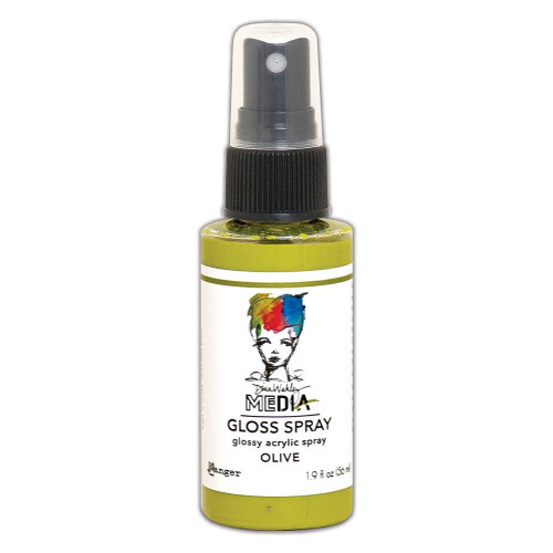 Dina Wakley Media Gloss Spray - Olive