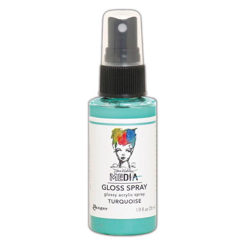 Dina Wakley Media Gloss Spray - Turquoise