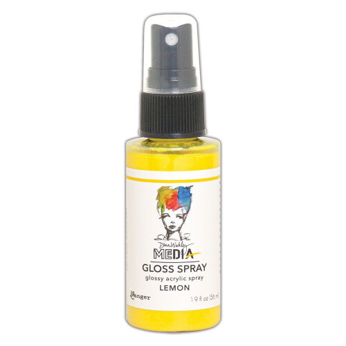 Dina Wakley Media Gloss Spray - Lemon