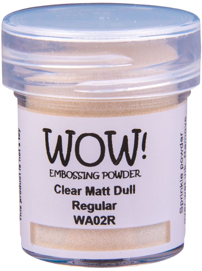 WOW! Clear Matt Dull embossing powder