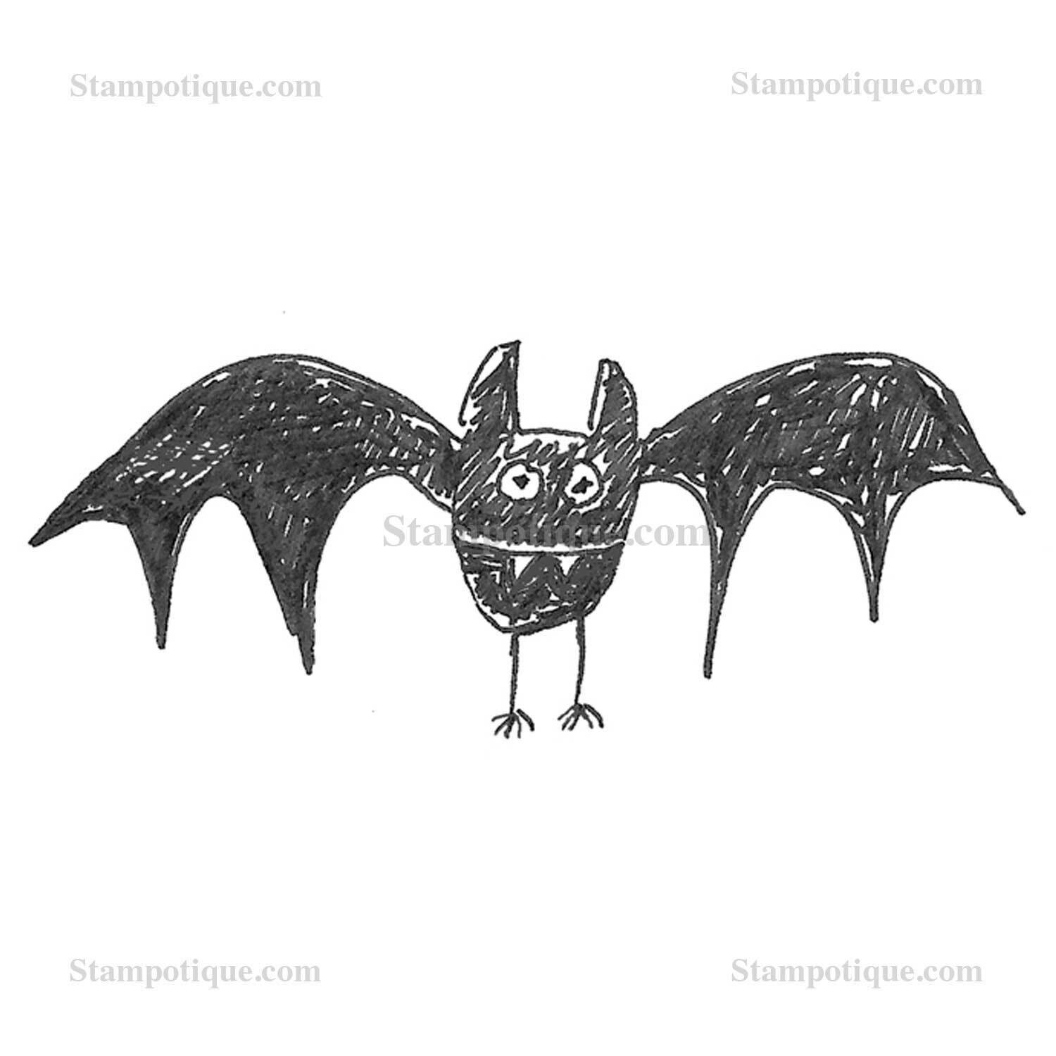 Stampotique - Batty (wood mount)