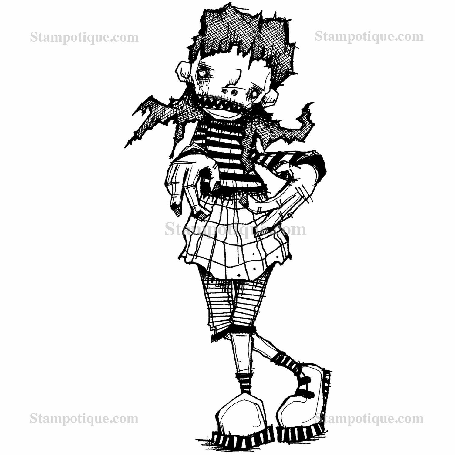 Stampotique - Moody (cling mount)