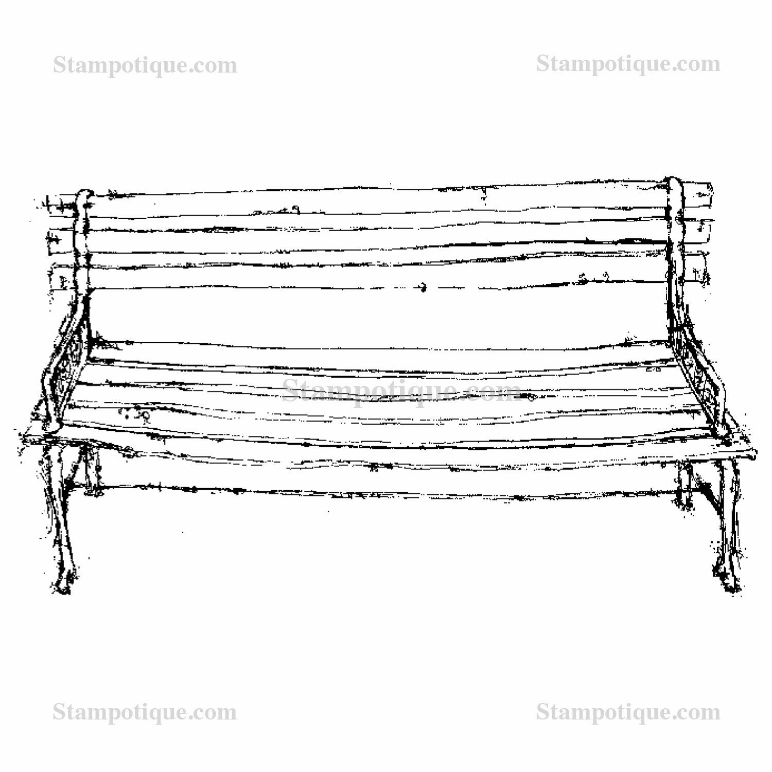 Stampotique - Sit Down (cling mount)