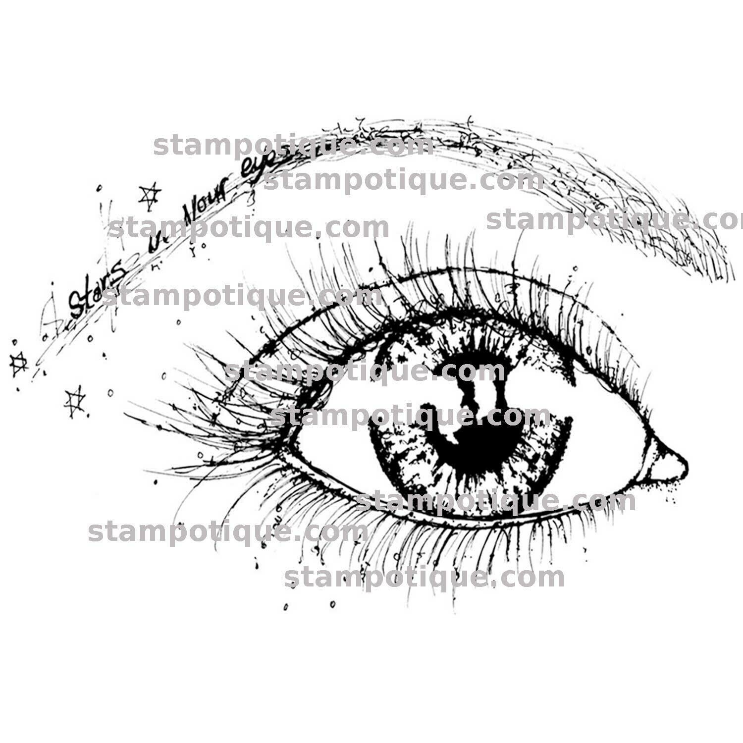 Stampotique - Stars In Your Eyes (cling mount)