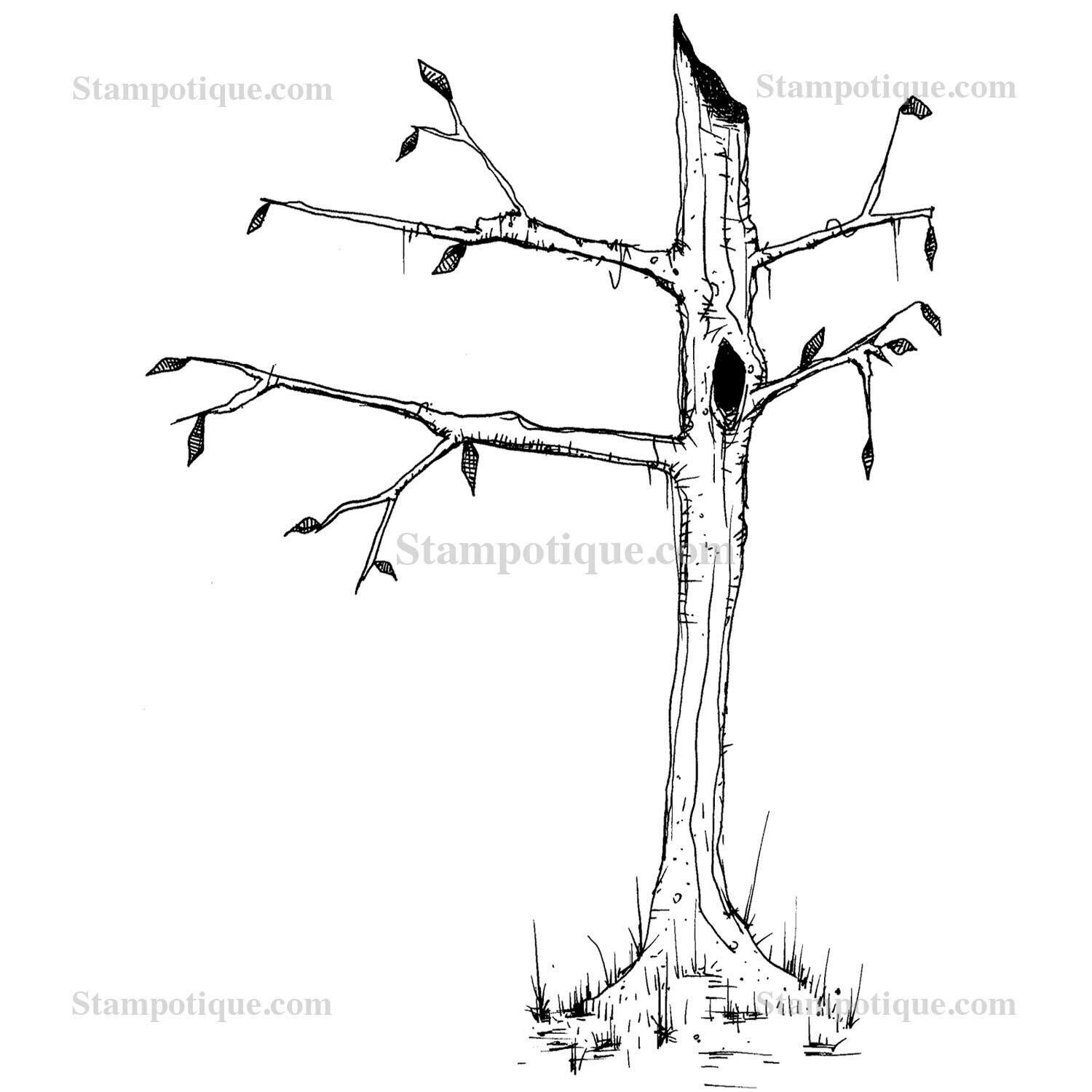Stampotique - Tree (cling mount)