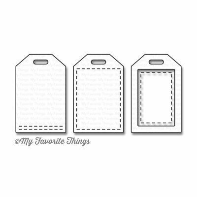 MFT Stitched Tiny Tags dies