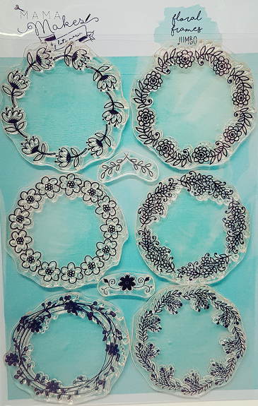 Mama Makes stamps - Floral Frames Jumbo