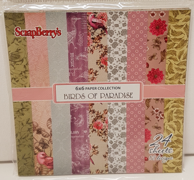 Scrapberry&#39;s - Birds of Paradise 6x6 paper pad