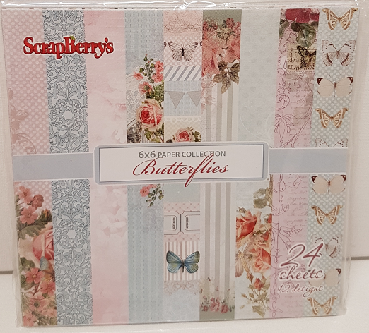 Scrapberry&#39;s - Butterflies 6x6 paper pad