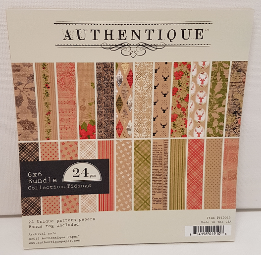 Authentique - Tidings paper pack 6x6