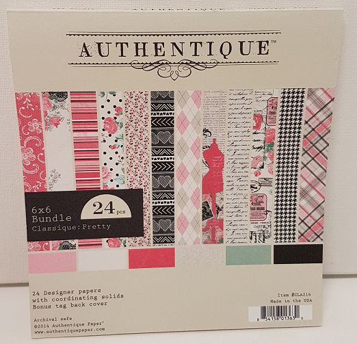 Authentique - Classique:Pretty paper pack 6x6