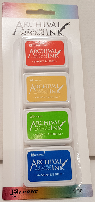 Ranger Mini Archival Ink pads #3 - set of 4