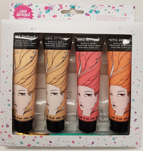 Jane Davenport Matte Acrylic Paint Set Light Portrait 1