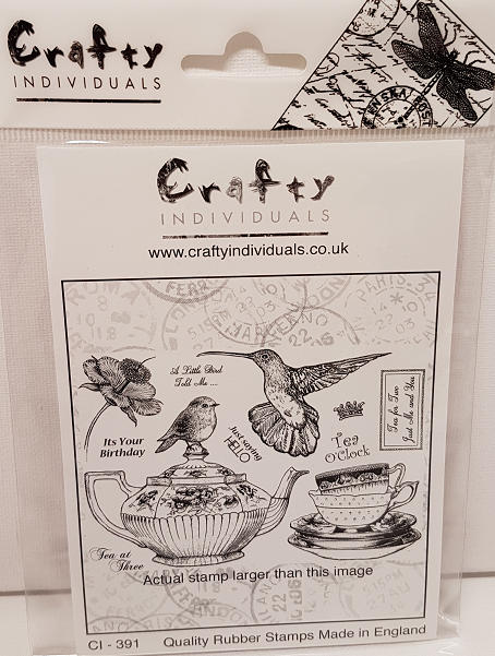 Crafty Individuals Rubber Stamp - Teatime Delights