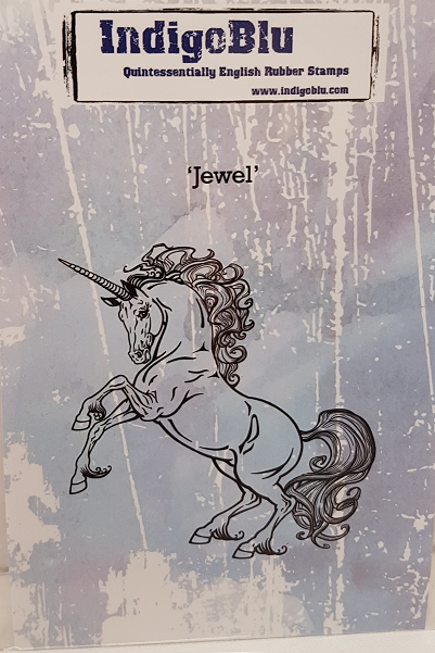 IndigoBlu Rubber Stamp - Jewel