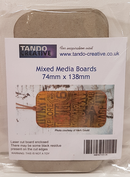 Tando Creative Mixed Media Boards 74mmx138mm