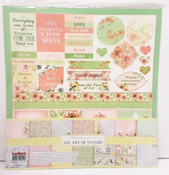 Scrapberry&#39;s - The Art of Nature Paper Pack 12x12