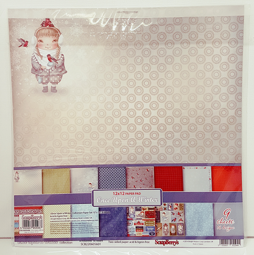 Scrapberry&#39;s - Once Upon A Winter Paper Pack 12x12