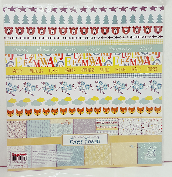 Scrapberry&#39;s - Forest Friends Paper Pack 12x12