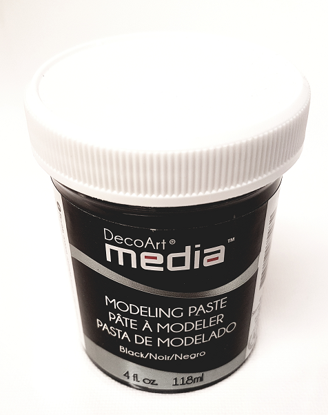 DecoArt Media - Modelling Paste Black