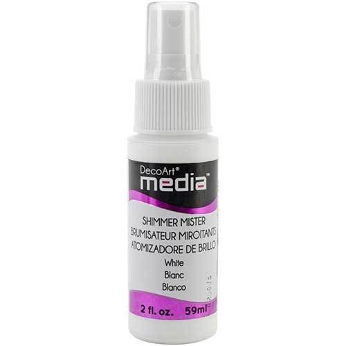 DecoArt Media Misters - Shimmer White