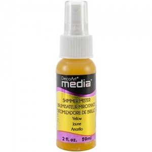 DecoArt Media Misters - Shimmer Yellow