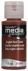 DecoArt Media Fluid Acrylic - English Red Oxide