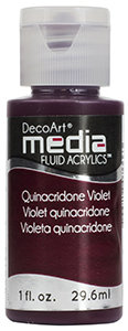 DecoArt Media Fluid Acrylic - Quinacridone Violet