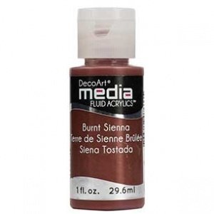 DecoArt Media Fluid Acrylic - Burnt Sienna