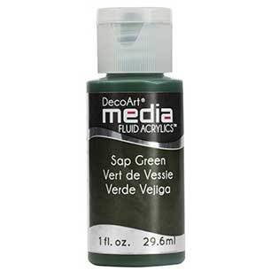 DecoArt Media Fluid Acrylic - Sap Green
